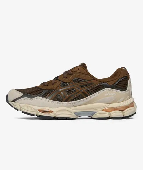 ASICS Gel-NYC Brown Storm Black Coffee — sapatilhas earth tones portugal