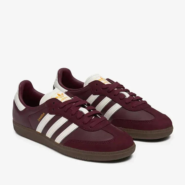 adidas Samba OG Maroon Off White Gum (Women's)
