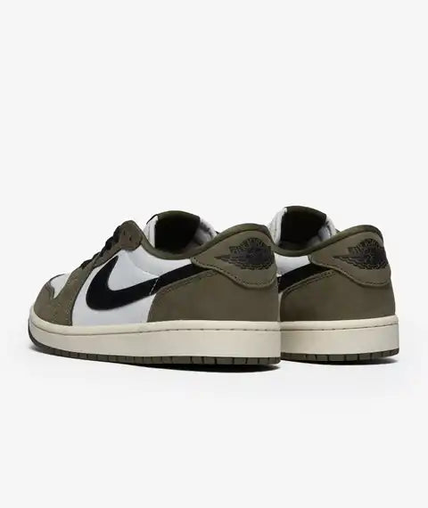 Jordan 1 Retro Low Medium Olive — sapatilhas jordan portugal