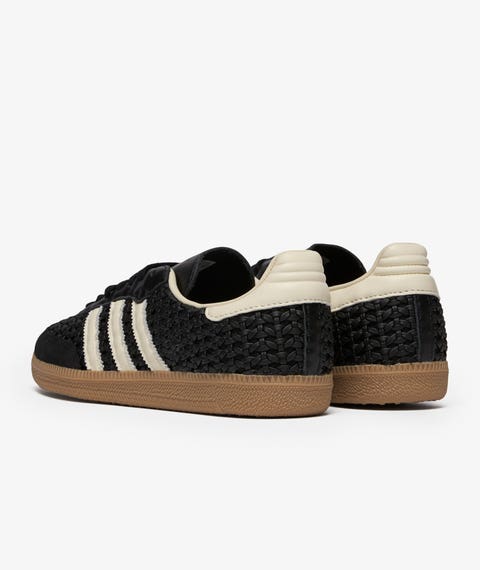 adidas Samba OG Basketweave Black Cream White — sapatilhas femininas adidas