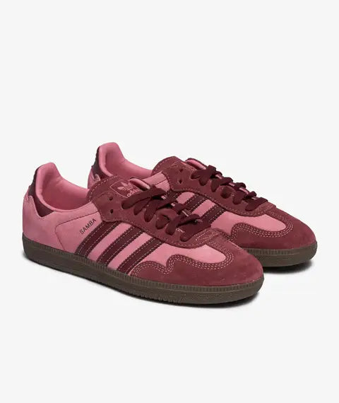 adidas Samba OG Pink Spark Shadow Red — sapatilhas femininas adidas