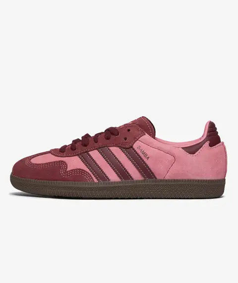 adidas Samba OG Pink Spark Shadow Red — sapatilhas femininas adidas