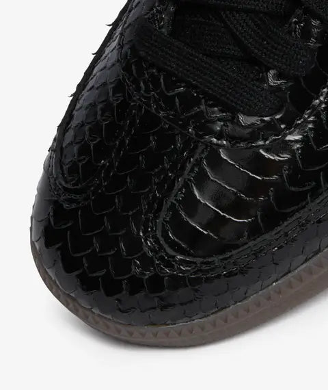 adidas Samba Patent Snakeskin Black Off White — sapatilhas femininas adidas
