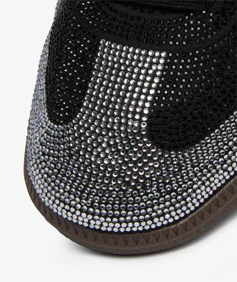 adidas Samba OG Rhinestone Black Silver — sapatilhas femininas adidas