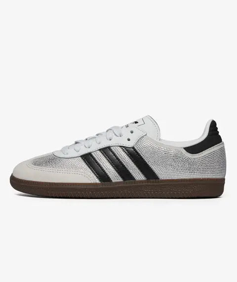 adidas Samba OG Rhinestone Crystal White Silver — sapatilhas femininas adidas