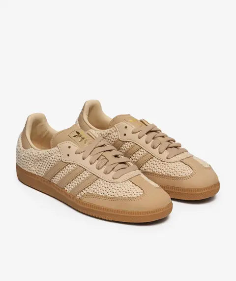 adidas Samba OG Crochet Pack Sand Strata — sapatilhas femininas adidas