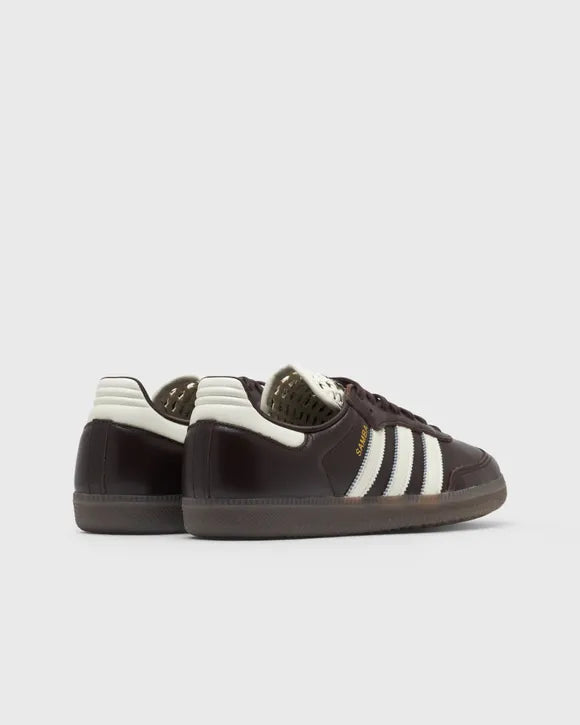 adidas Samba OG Basketweave Tongue Aurora Coffee Off White (Women's)