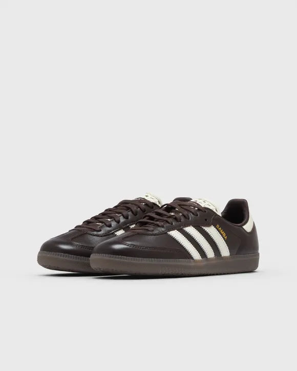adidas Samba OG Basketweave Tongue Aurora Coffee Off White (Women's)