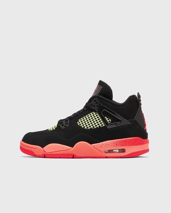 Jordan 4 Retro Black Infrared Barely Volt (GS) - Arena do Desporto