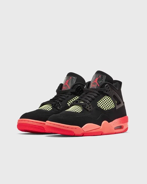 Jordan 4 Retro Black Infrared Barely Volt (GS) - Arena do Desporto