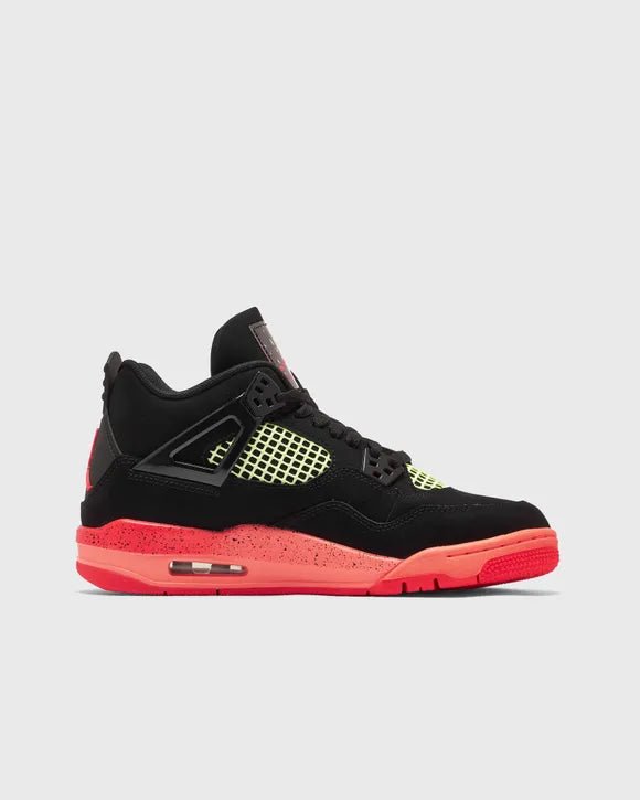 Jordan 4 Retro Black Infrared Barely Volt (GS) - Arena do Desporto