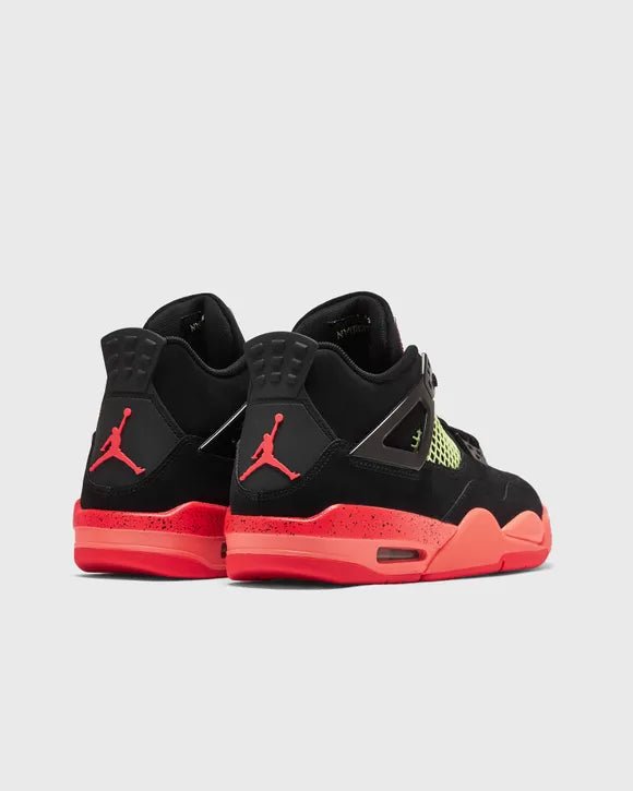 Jordan 4 Retro Black Infrared Barely Volt (GS) - Arena do Desporto
