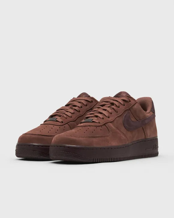 Nike Air Force 1 Low Retro Premium QS Red Sepia Mahogany Badgeless