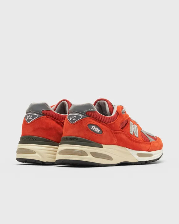 New Balance 991v2 MiUK Grenadine Fire Whirl