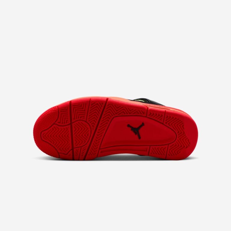 Jordan 4 Retro Black Infrared Barely Volt (GS) - Arena do Desporto