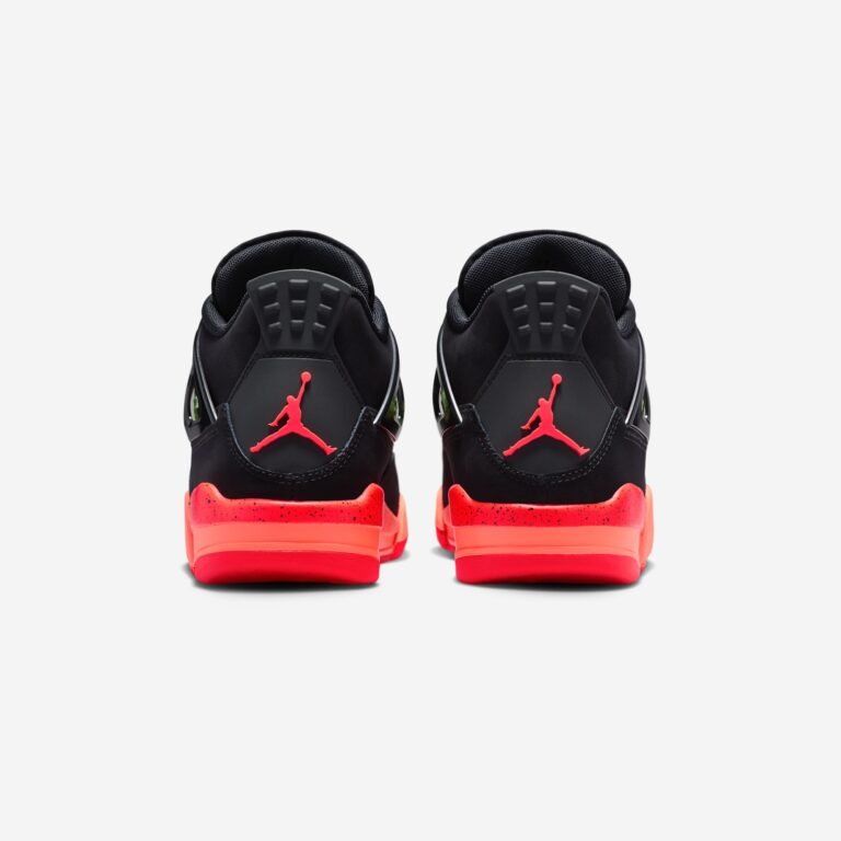 Jordan 4 Retro Black Infrared Barely Volt (GS) - Arena do Desporto