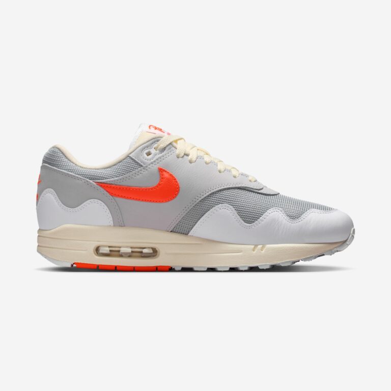 Nike Air Max 1 Patta Waves White Hyper Crimson (avec bracelet)