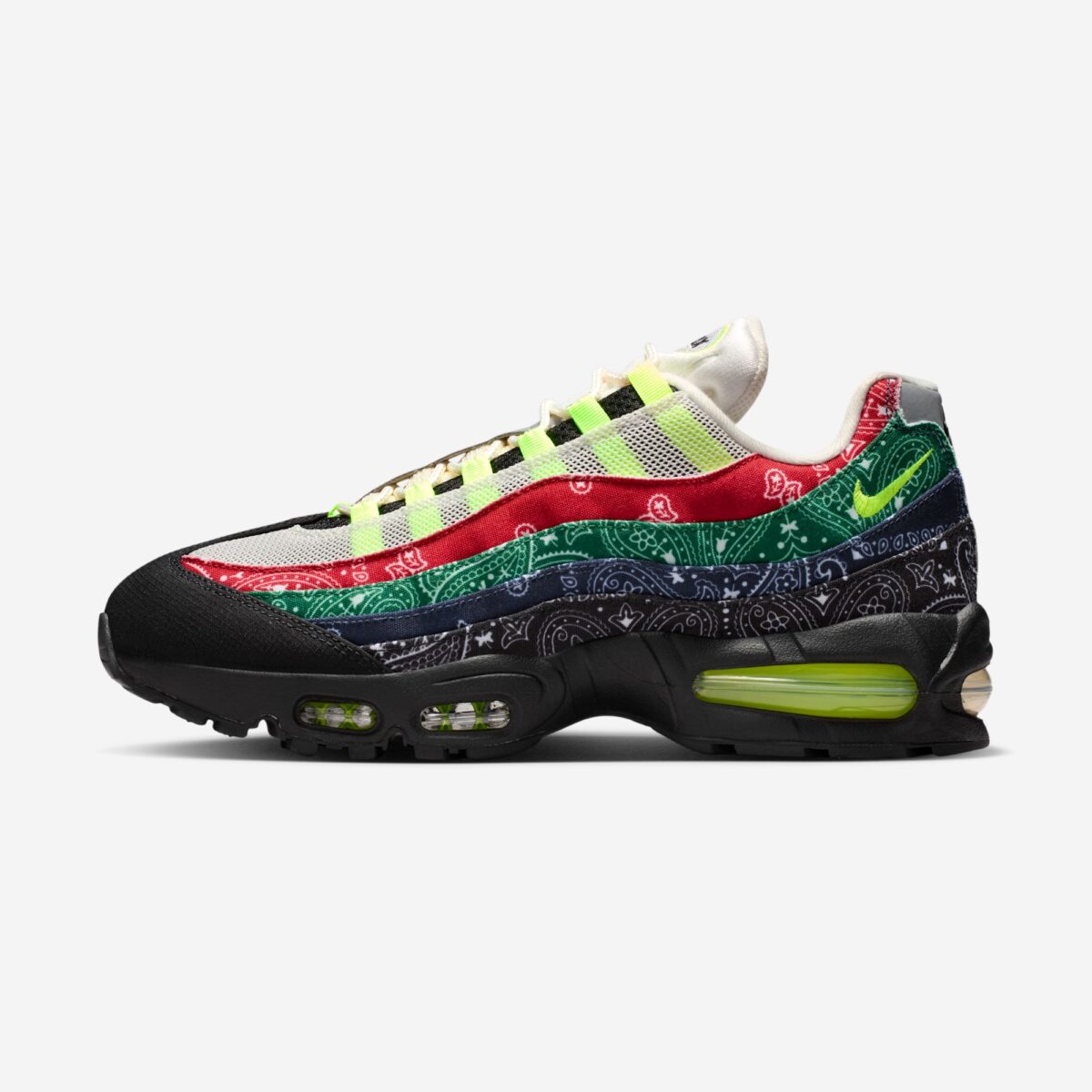 Nike Air Max 95 OG Big Bubble Paisley Bandana Néon